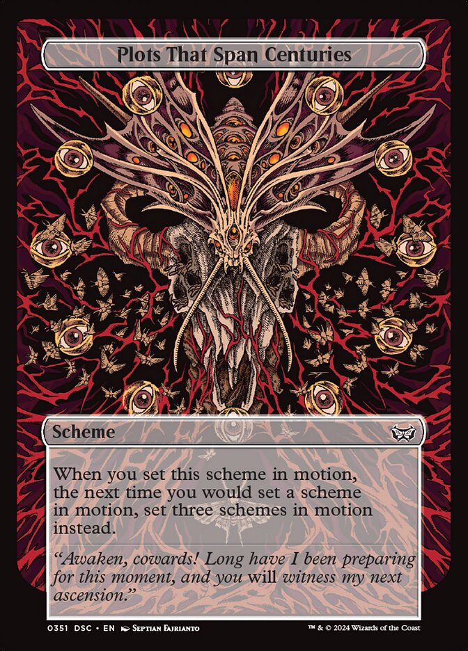 Plots That Span Centuries (351) - Duskmourn: House of Horror Commander (DSC)