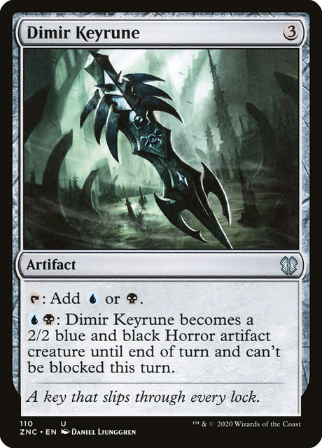 Dimir Keyrune (110) - Zendikar Rising Commander (ZNC)