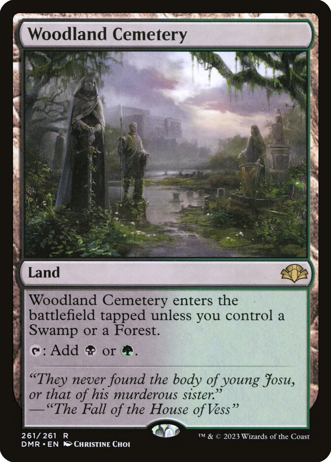 Woodland Cemetery (261) - Dominaria Remastered (DMR)