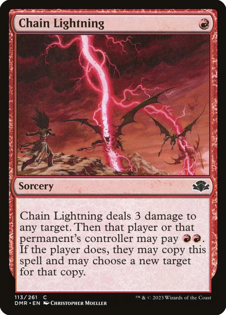 Chain Lightning (113) - Dominaria Remastered (DMR)
