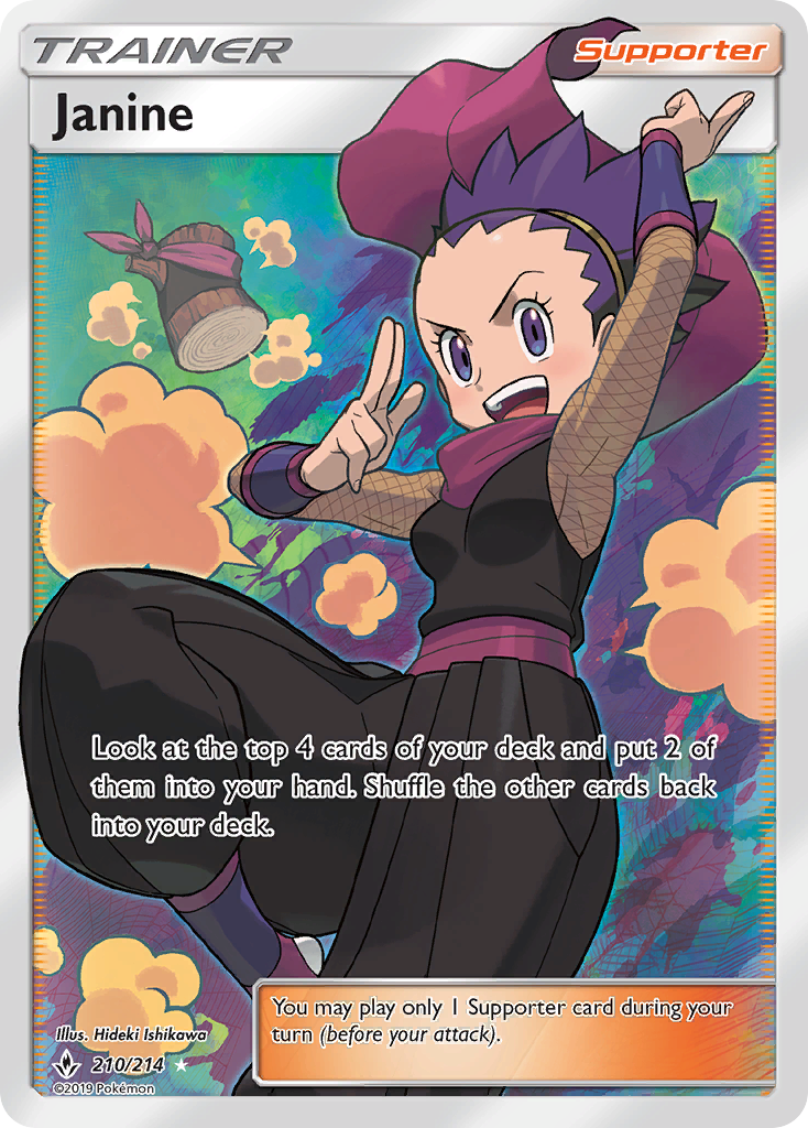 Janine (210/214) - [Full Art] Unbroken Bonds (UNB)