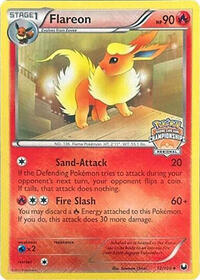 Flareon - 12/108 (Regional Championships) (12) - League & Championship Cards (PR)
