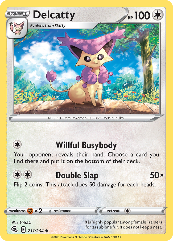 Delcatty (211/264) - [Reverse Holo] Fusion Strike (FST)