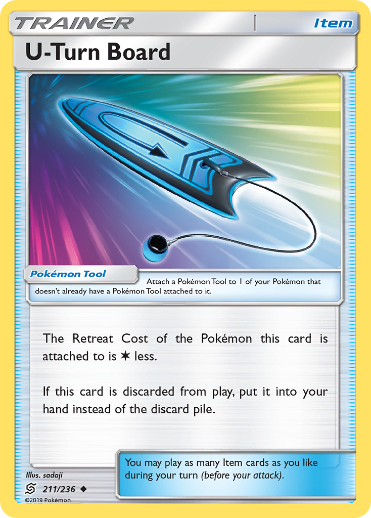 U-Turn Board (211/236) - [Reverse Holo] Unified Minds (UNM)