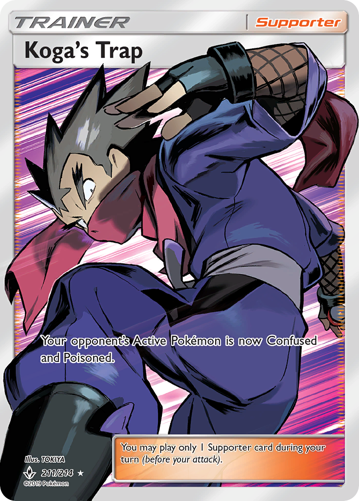 Koga's Trap (211/214) - [Full Art] Unbroken Bonds (UNB)