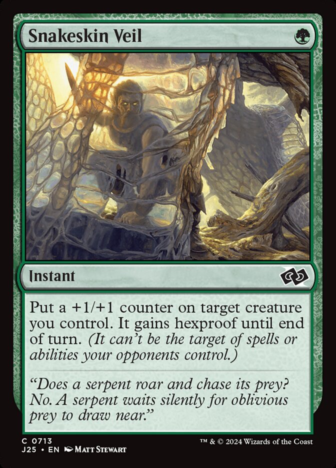 Snakeskin Veil (713) - Foundations Jumpstart (J25)