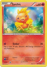 Torchic - 25/160 (Sheen Holo) (25) - Miscellaneous Cards & Products (MCAP)