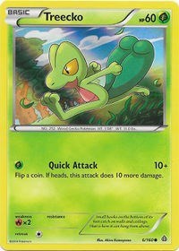 Treecko - 6/160 (Sheen Holo) (6) - Miscellaneous Cards & Products (MCAP)