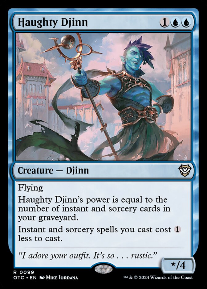 Haughty Djinn (99) - Outlaws of Thunder Junction Commander (OTC)