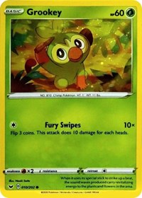 Grookey - 010/202 (Cosmos Holo) (10) - Blister Exclusives (BLE)