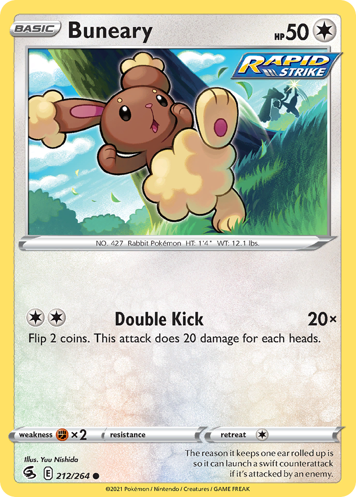 Buneary (212/264) - Fusion Strike (FST)