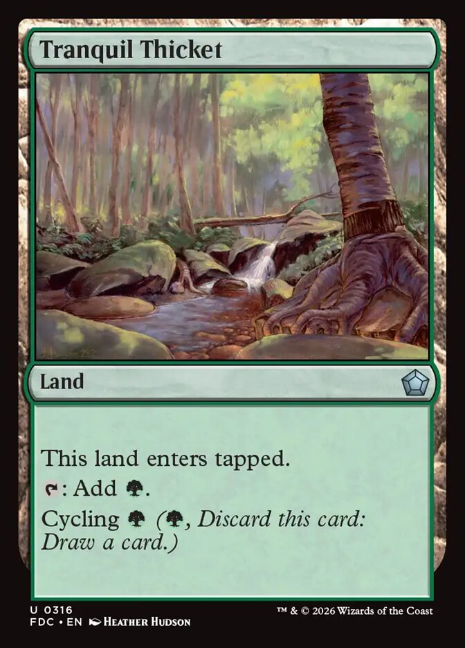 Tranquil Thicket (316) - Foundations Commander (FDC)