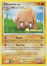 Piloswine Prerelease (46) - Nintendo Promos (PR)