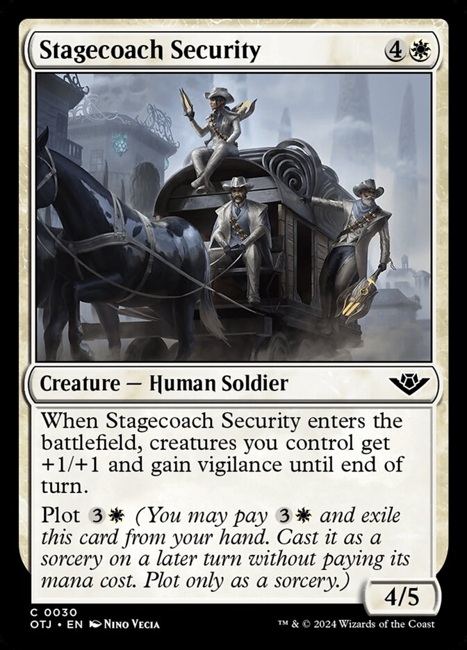 Stagecoach Security - [Foil] Outlaws of Thunder Junction (OTJ)