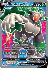 Rillaboom V (Full Art) (175) - SWSH02: Rebel Clash (SWSH02)