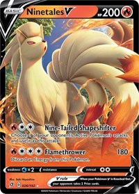 Ninetales V (26) - SWSH02: Rebel Clash (SWSH02)