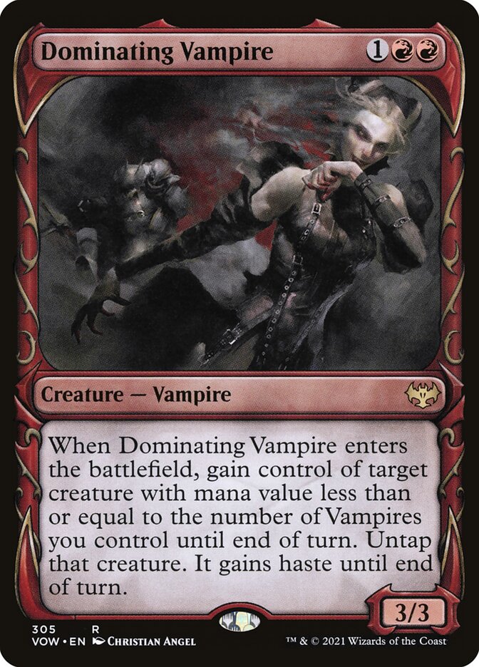 Dominating Vampire (305) - Innistrad: Crimson Vow (VOW)