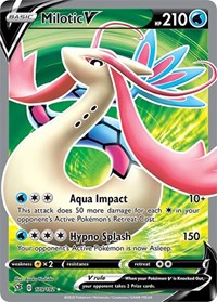 Milotic V (Full Art) (179) - SWSH02: Rebel Clash (SWSH02)