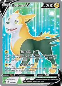 Boltund V (Full Art) (181) - SWSH02: Rebel Clash (SWSH02)