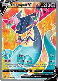 Dragapult V (Full Art) (183) - SWSH02: Rebel Clash (SWSH02)