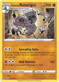Galarian Runerigus (102) - SWSH02: Rebel Clash (SWSH02)