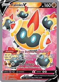 Falinks V (Full Art) (185) - SWSH02: Rebel Clash (SWSH02)