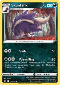 Skuntank (115) - SWSH02: Rebel Clash (SWSH02)
