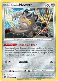Galarian Meowth (126) - SWSH02: Rebel Clash (SWSH02)