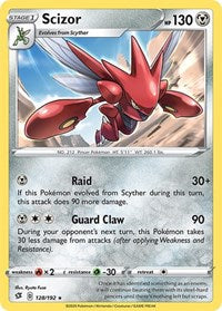 Scizor (128) - SWSH02: Rebel Clash (SWSH02)