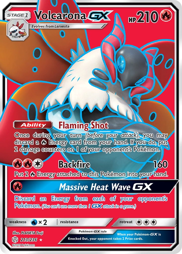Volcarona-GX (213/236) - [Full Art] Cosmic Eclipse (CEC)