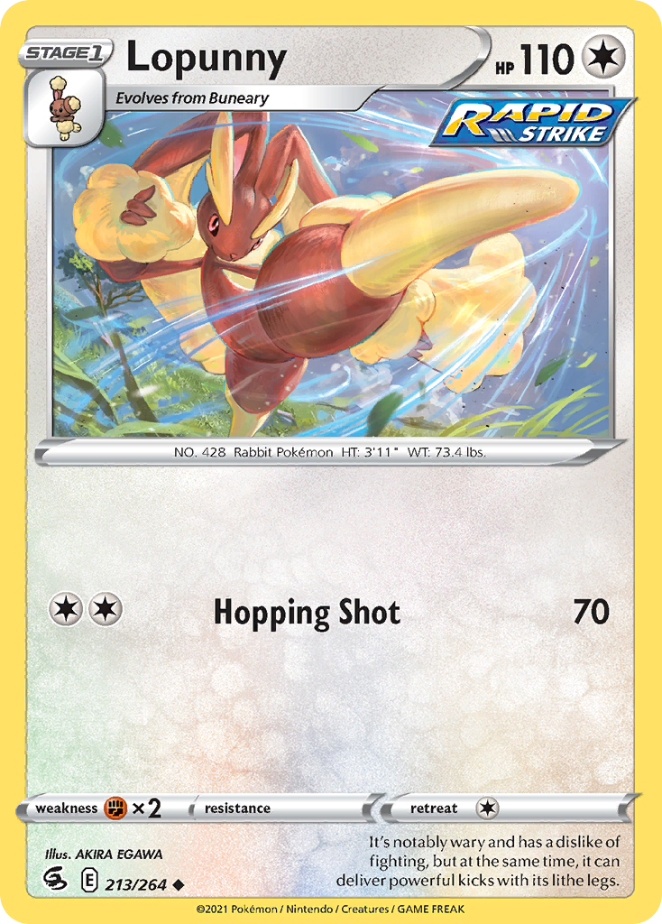 Lopunny (213/264) - Fusion Strike (FST)