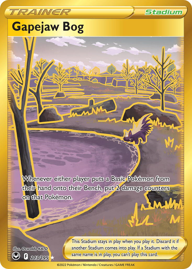 Gapejaw Bog (213/195) - [Secret Rare] Silver Tempest (SIT)