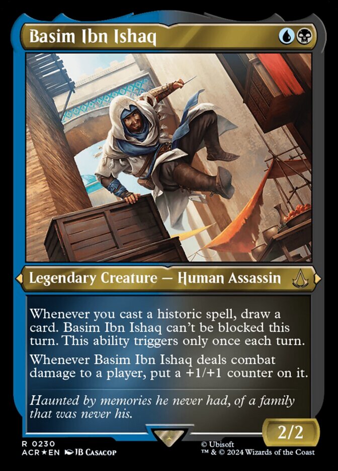 Basim Ibn Ishaq - [Etched Foil] Assassin's Creed (ACR)