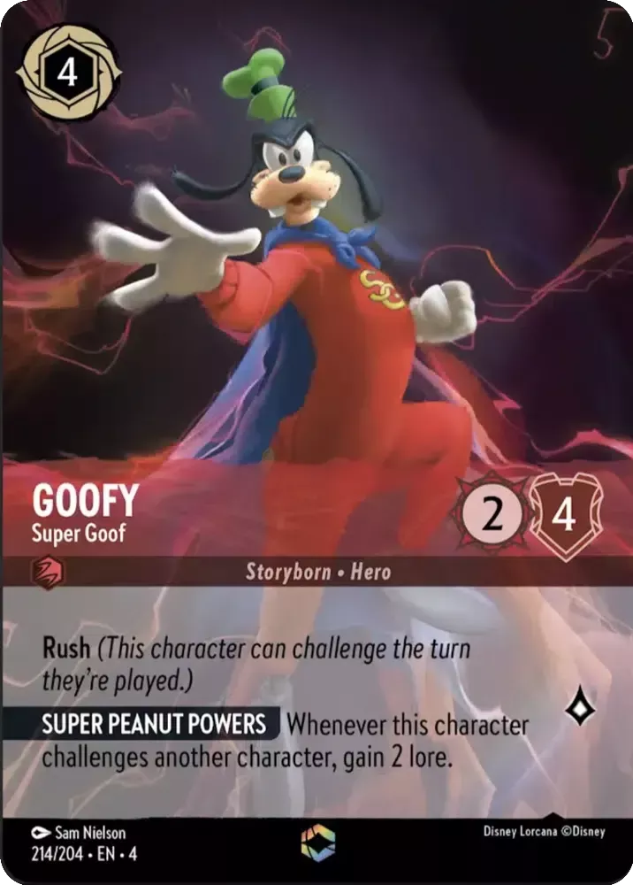 Goofy - Super Goof - [Foil, Enchanted] Ursula's Return (4)