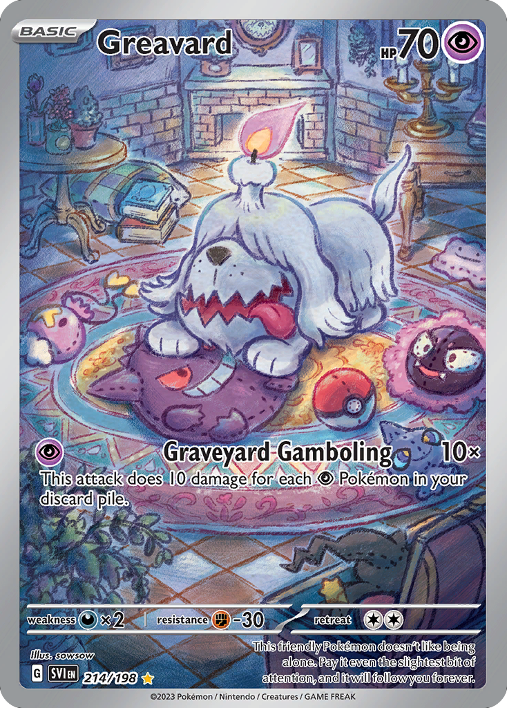 Greavard (214/198) - [Illustration Rare] Scarlet & Violet (SVI)
