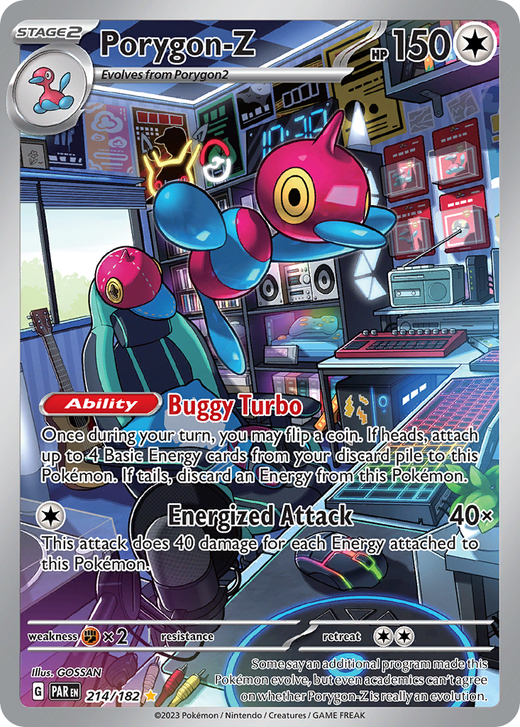 Porygon-Z (214/182) - [Illustration Rare] Paradox Rift (PAR)