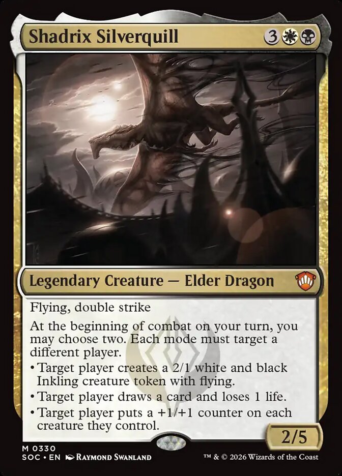 Shadrix Silverquill (330) - Secrets of Strixhaven Commander (SOC)