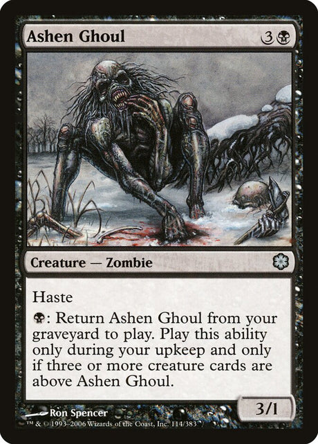 Ashen Ghoul (114) - Coldsnap Theme Decks (CST)