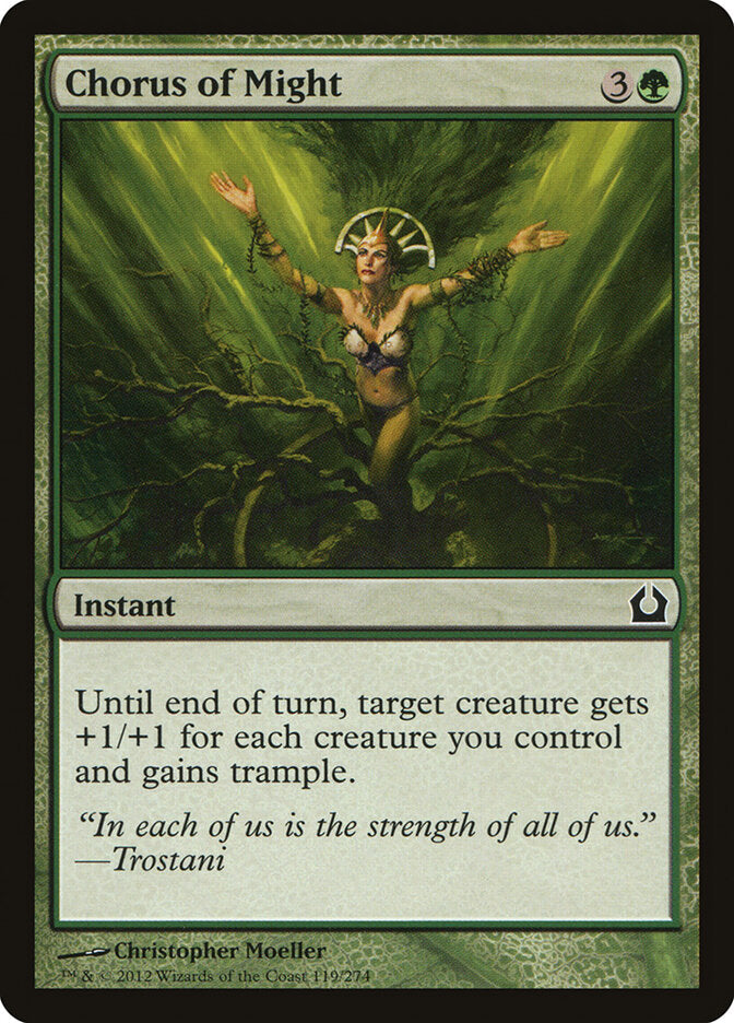 Chorus of Might (119) - Return to Ravnica (RTR)