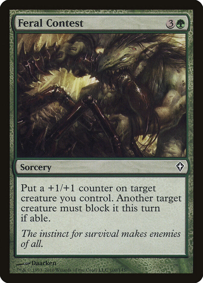 Feral Contest (100) - Worldwake (WWK)