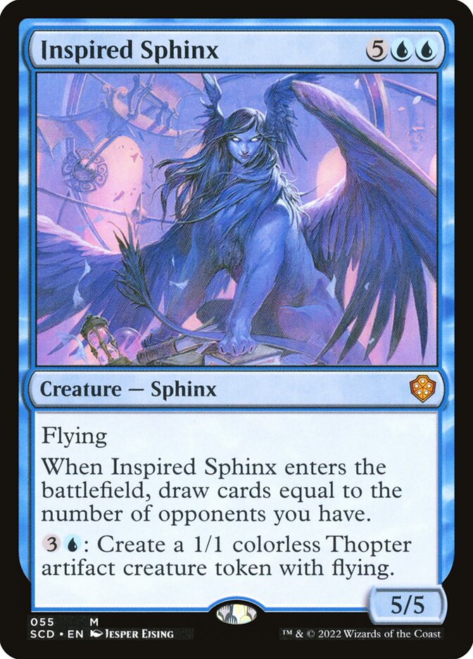 Inspired Sphinx (55) - Starter Commander Decks (SCD)