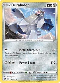 Duraludon SWSH Rebel Clash (138) - Deck Exclusives (PR)