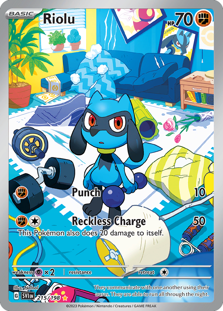 Riolu (215/198) - [Illustration Rare] Scarlet & Violet (SVI)