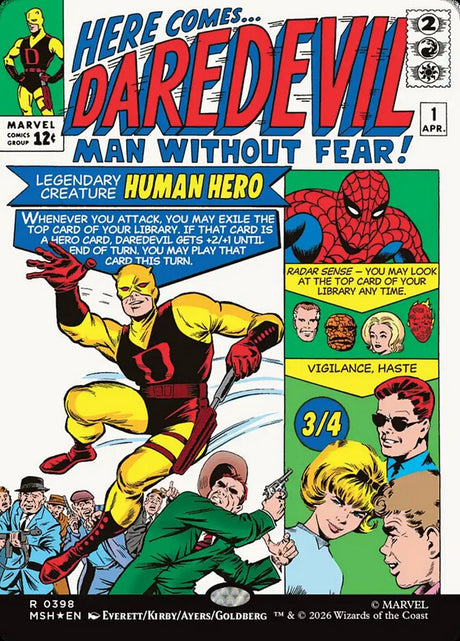 Daredevil, Man Without Fear (398) - Marvel Super Heroes (MSH)