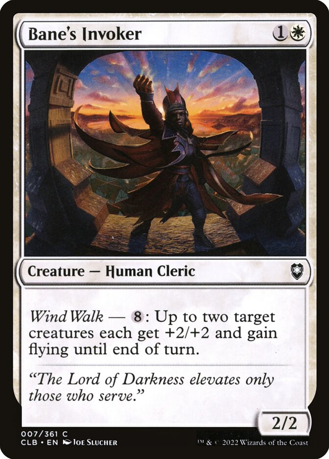 Bane's Invoker (7) - Commander Legends: Battle for Baldur's Gate (CLB)