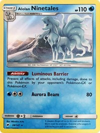Alolan Ninetales - 28/147 (Water Web Holo) (28) - Miscellaneous Cards & Products (MCAP)