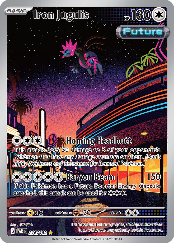 Iron Jugulis (216/182) - [Illustration Rare] Paradox Rift (PAR)
