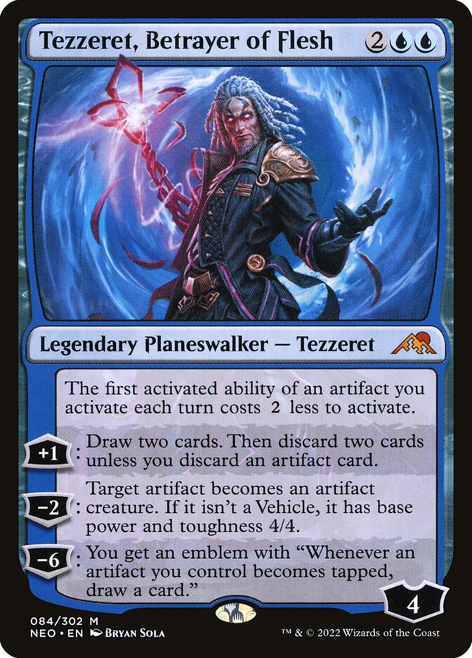 Tezzeret, Betrayer of Flesh (84) - Kamigawa: Neon Dynasty (NEO)