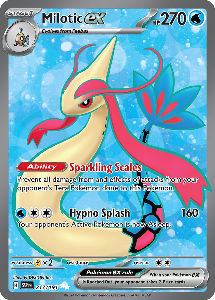 Milotic ex (217/191) - [Full Art] Surging Sparks (SSP)