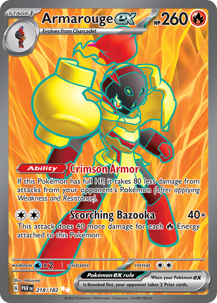 Armarouge ex (218/182) - [Full Art] Paradox Rift (PAR)